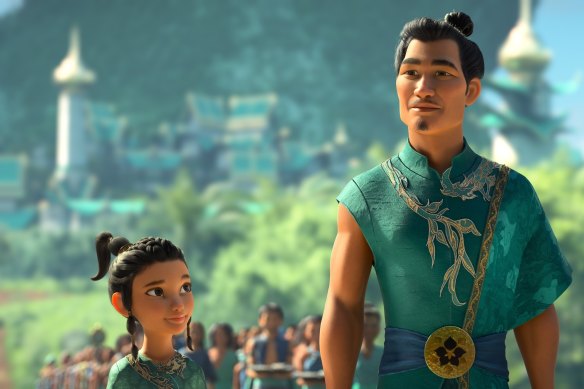 Chief Benja (and “hot dad”) in the Disney animated feature Raya and the Last Dragon.
