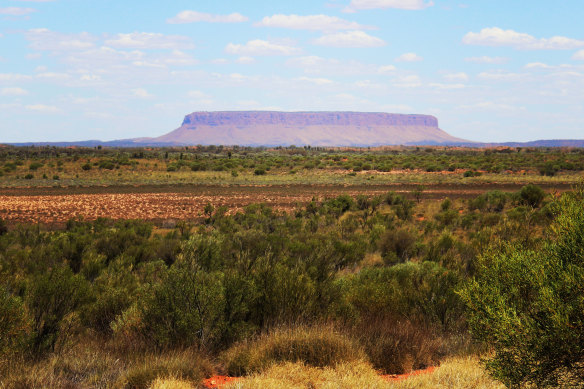 Wait, is that … Mount Conner viewed from the lookout.