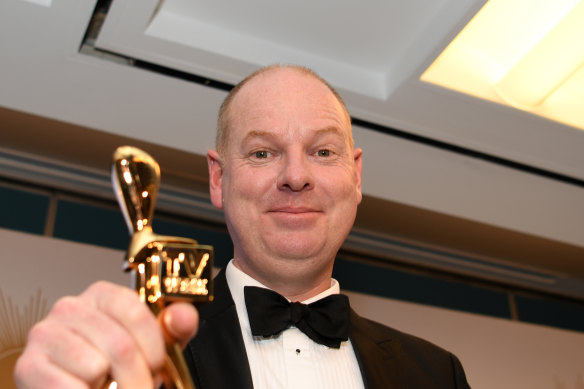 The ABC's Tom Gleeson won the Gold Logie in 2019 after a controversial campaign.