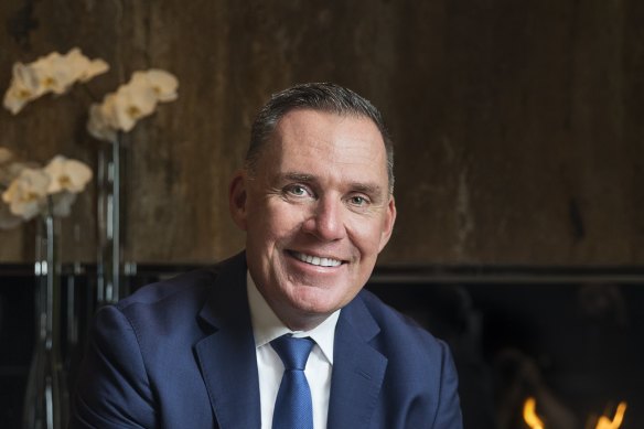 Accor Pacific's chief operating officer Simon McGrath has support among clubs to succeed Todd Greenberg as NRL boss.  