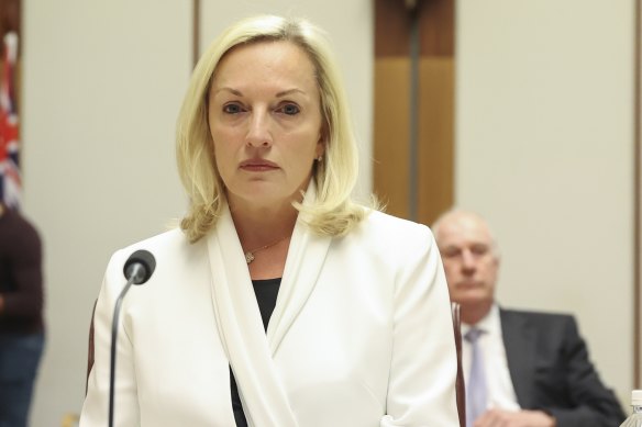 Christine Holgate at the Senate inquiry: “I have done nothing wrong.”