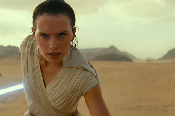 Back in the frame: Rey Skywalker (Daisy Ridley).