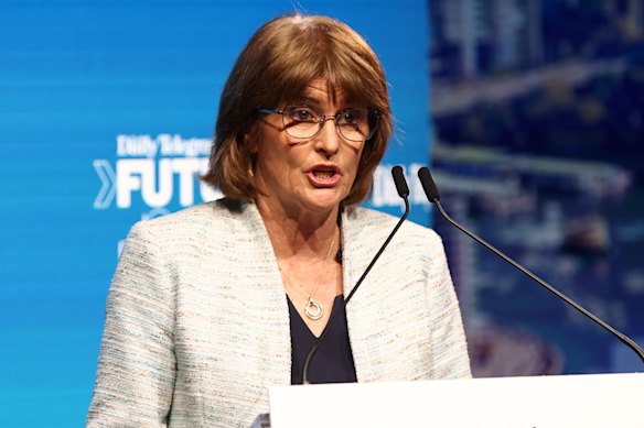 RBA governor Michele Bullock said a difference of more than 0.3 percentage points between the bank’s forecast and the data on Wednesday would be a “material miss”.