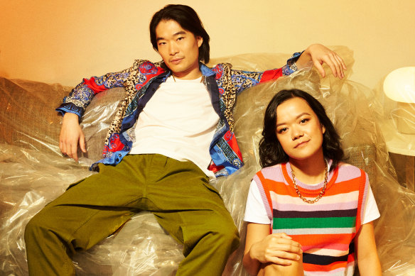  Charles Wu and Merlynn Tong star in Golden Blood at Sydney Theatre Company.