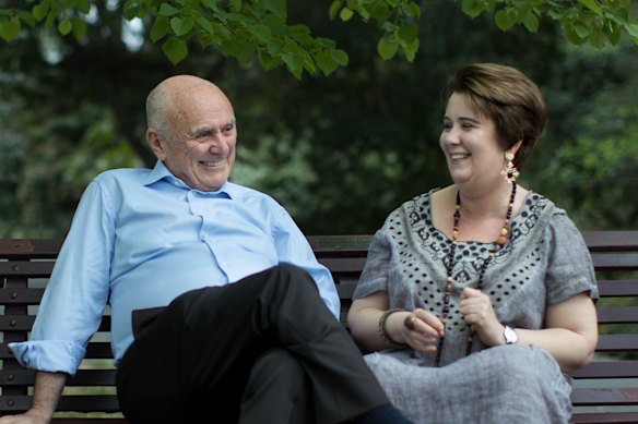 Allan Fels and his daughter, Isabella, who lives with schizophrenia.  