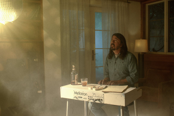 Grohl and band move into an abandoned LA mansion to finish their latest album in Studio 666.