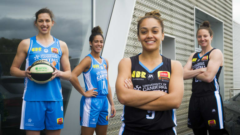 The new-look Capitals: Marianna Toloa, Kia Nurse, Leilani Mitchell and Kelsey Griffin.