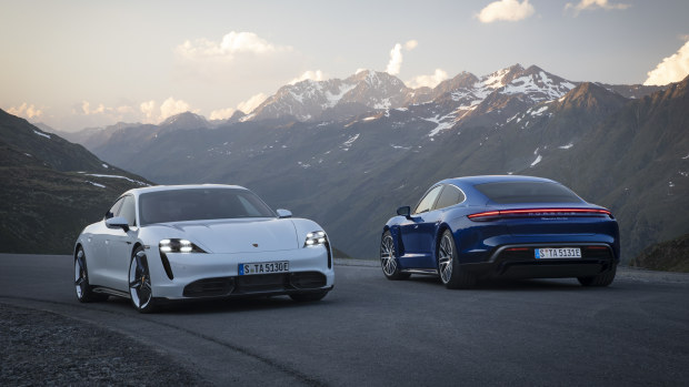 Porsche store tesla killer