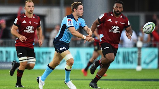 Will Harrison had a baptism of fire in the No.10 jersey against the Crusaders.