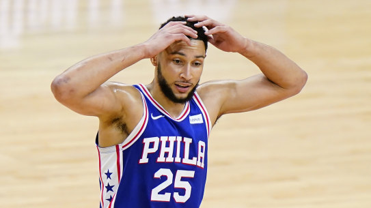 The scrutiny on Australia’s Ben Simmons is intense.