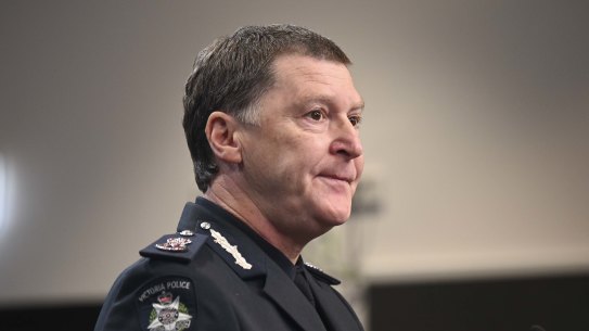 Victoria Police Chief Commissioner Shane Patton.