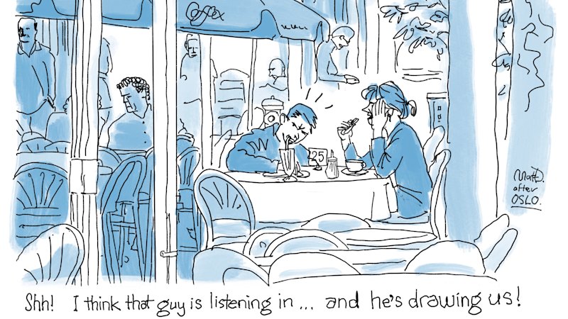 Columnist examines ethics of eavesdropping on strangers in public Melbourne spaces (australia) — The Age