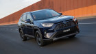 The Toyota RAV4 was the top-selling vehicle in Australia in July, with many of those models a hybrid version. Hybrids are winning over more buyers, compared with full-battery EVs. 