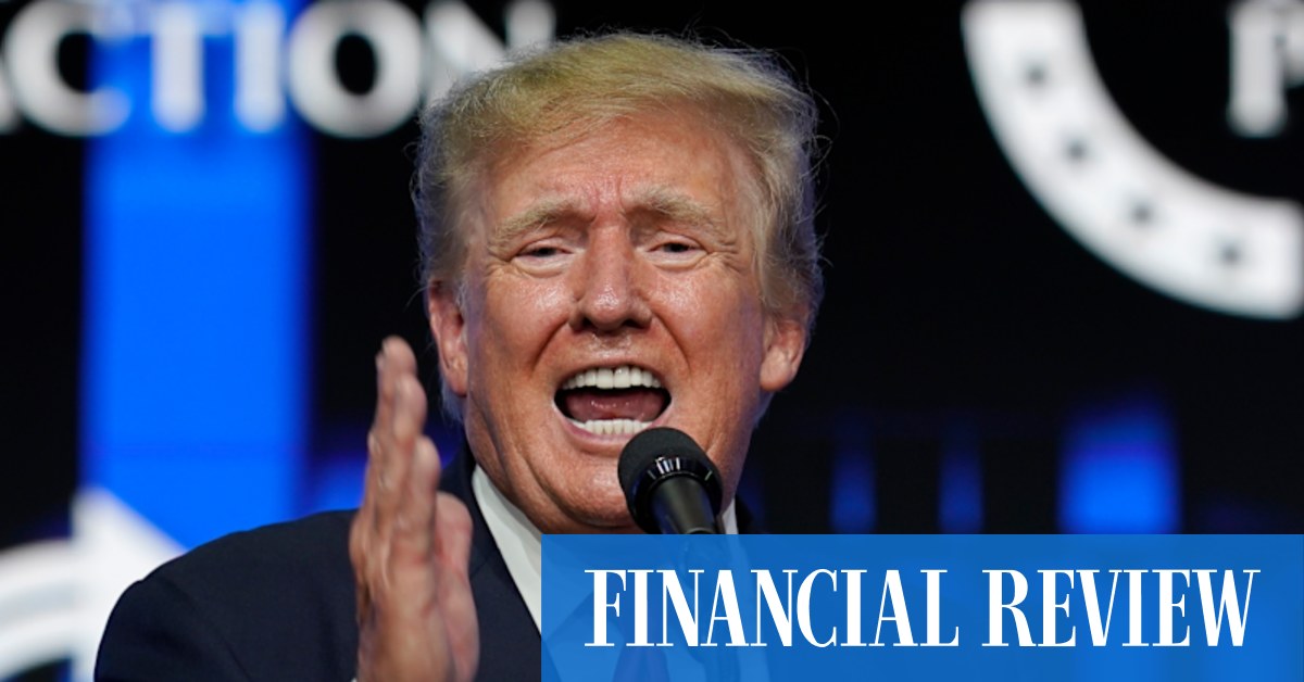 Donald Trump's social media deal ignites 350pc gain in SPAC's shares - Vimarsana News