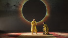 Neil D’Souza as Krishna and Anaka Maharaj-Sandhu as Arjuna in
Why Not Theatre’s Mahabharata