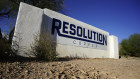 The Resolution Copper mine in Arizona.
