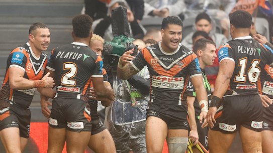 Wests Tigers players.