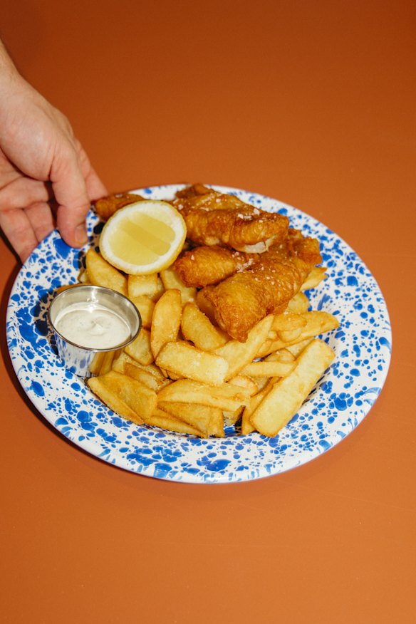 Fish and chips.