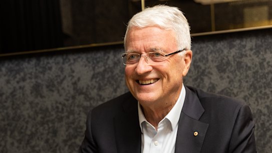 Michael Chaney, businessman and chair of the National School Resourcing Board, at Maha restaurant.