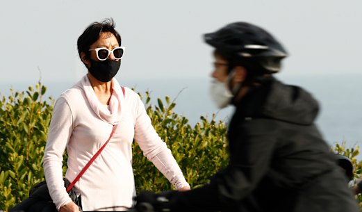 Melburnians have been wearing masks in public for nearly a month.