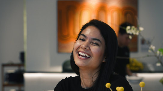 Melanie Perkins, co-founder of Canva, which is now valued at $8.6 billion. 