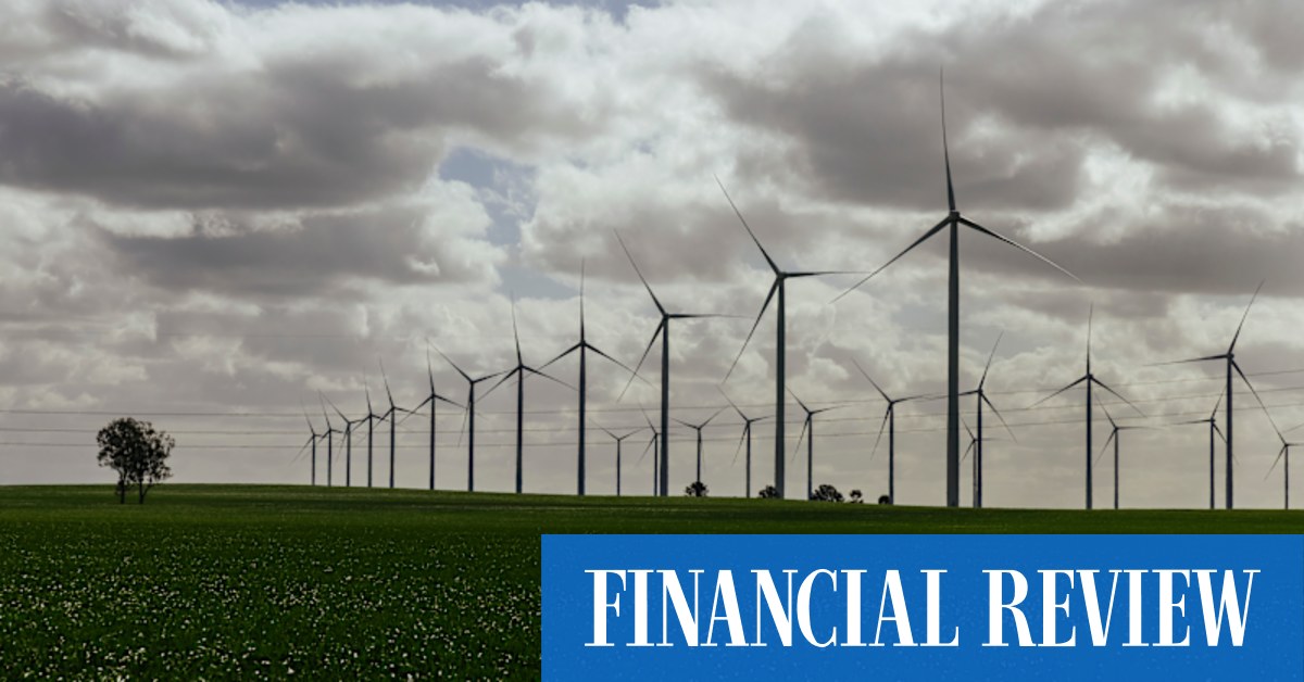 afr.com - Sarah Thompson, Kanika Sood, Angira Bharadwaj - Alinta Energy's new owner shops stake in 550MW wind farm in WA