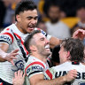 Roosters run away with victory against bruised Broncos