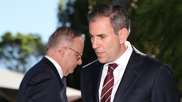 Treasurer Jim Chalmers split hairs as he denied any inconsistency between his stance and Anthony Albanese’s on negative gearing.