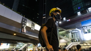 Young and ready for the fight. The Hong Kong protests have a special meaning for students.