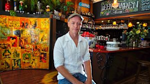Stephen Crombie, co-owner of Sooki Lounge in Belgrave.