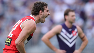Max King played a starring role for the Saints in their win over the Dockers.