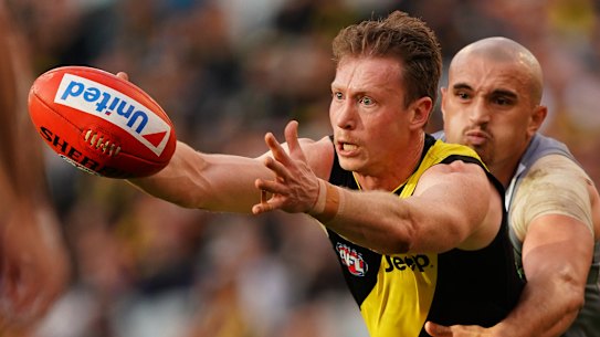 Richmond's Dylan Grimes said he received abuse after the Tigers' win on Saturday.