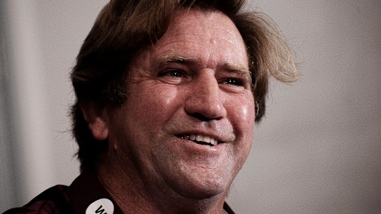 Back in charge: Returning Sea Eagles coach Des Hasler.