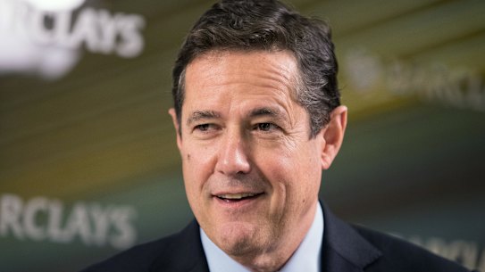 Financial regulators are probing links between Barclays chief Jes Staley, pictured, and Jeffrey Epstein.