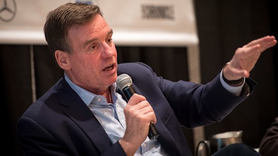 Democratic Senator Mark Warner said social media giants such as Facebook had abused their market power. 