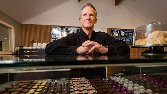 Hahndorf Fine Chocolates Montrose store owner Justin Cordes is enjoying a bumper Easter - but like many other small business owners, he’s nervous about where consumer sentiment is headed after that.