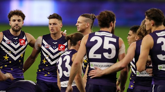 Fremantle failed in every department as the Cats purred to life in the wet at Optus Stadium.