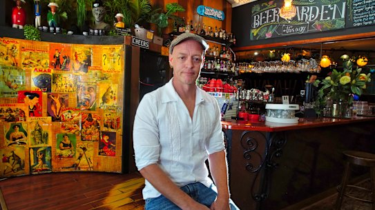 Stephen Crombie, co-owner of Sooki Lounge in Belgrave.