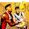 Zak Butters and Nasiah Wanganeen-Milera.