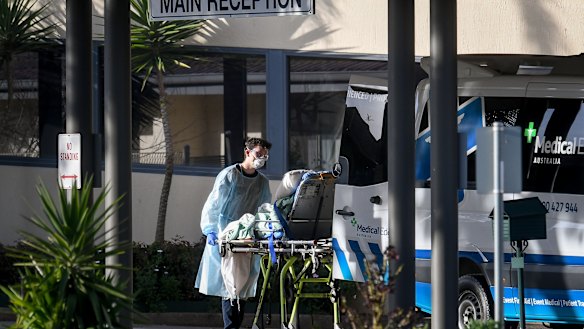 The last remaining St Basil's residents were moved to hospital on Friday.