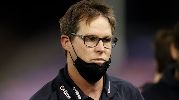 Former Carlton coach David Teague.