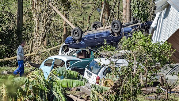 An extratropical cyclone in southern Brazil caused floods in several cities, killing dozens of people.