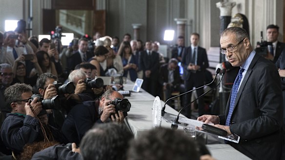 Carlo Cottarelli expressed hope his appointment could calm the markets. 