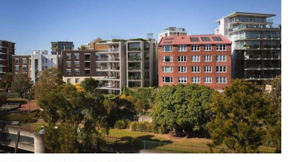 A new residential development in Potts Point with five apartments boasts harbour views.