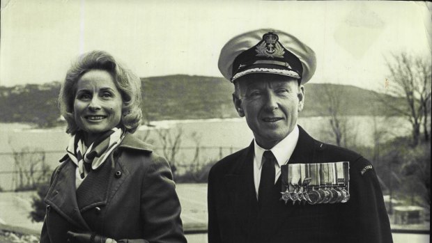 Captain John Stevenson and Joanne.