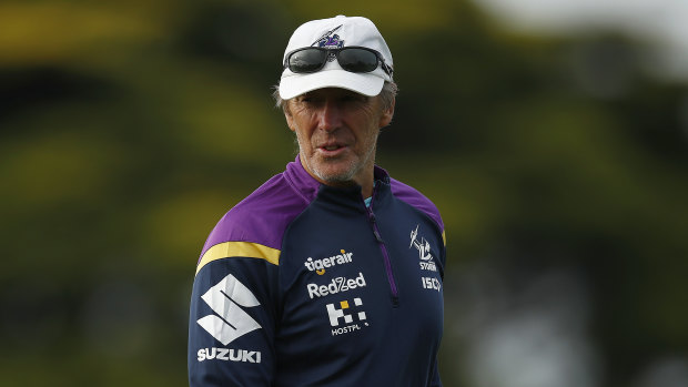 Storm coach Craig Bellamy has come under fire the past week over the club’s wrestling tactics.