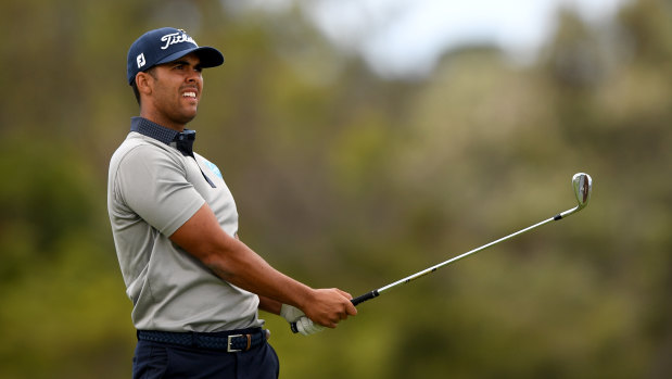 Contention: Australia's Dimitrios Papadatos has made a great start in South Africa.