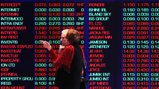 Australian shares were buoyed by a Wall Street surge on Tuesday.