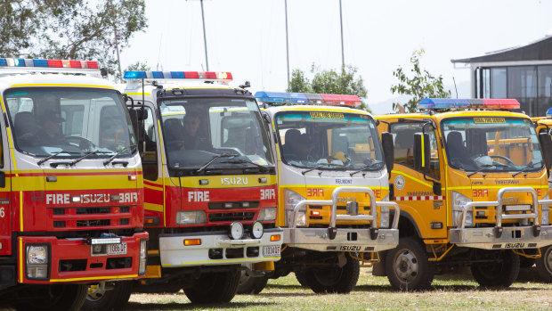 Firefighters are battling a blaze in far north Queensland that could threaten homes.