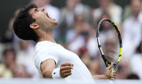 Carlos Alcaraz could become the sixth man to win the Roland Garros-Wimbledon double in the same year.